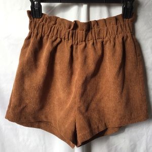 Brown High-Waisted Shorts - Size Small